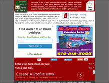 Tablet Screenshot of createyahooemailaccount.com
